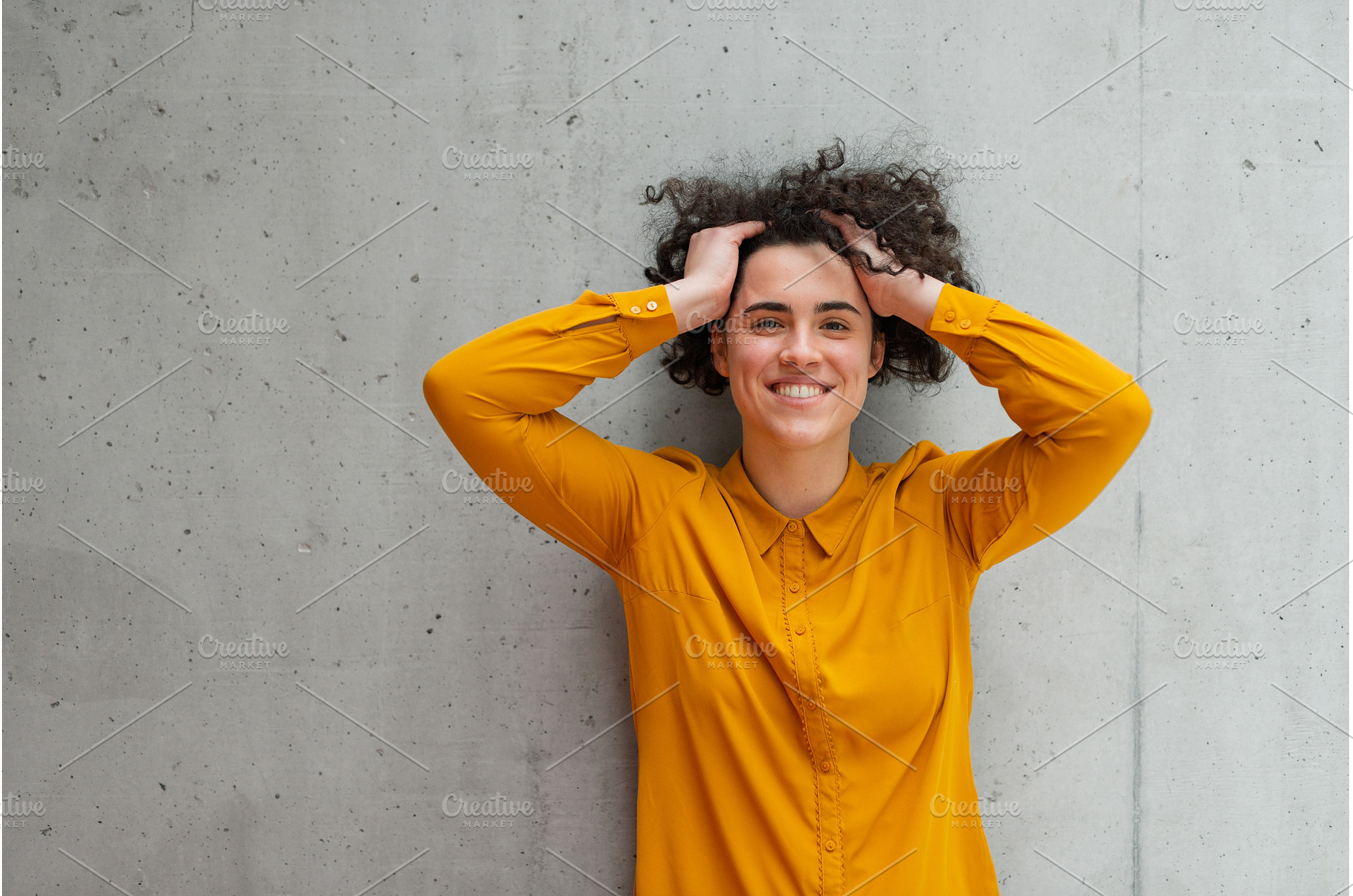 Portrait of beautiful woman with, a Person Photo by HalfPoint