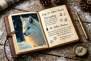 Snowfall Fox Gaze - Winter Photo, an Animal Photo by Aura Canyon HQ (Thumbnail 4 of 6)