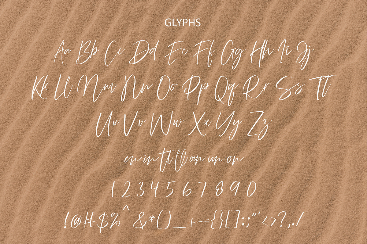 Julliand Handwritten Font, a Script Font by Lythcreative (Photo 8 of 8)