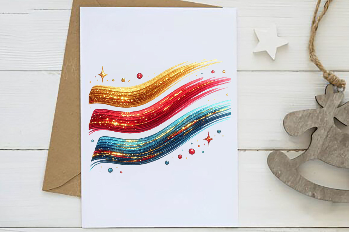 4th of July Brushstroke Sublimation, an Illustration by Designworld (Photo 5 of 7)