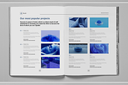 Gray Blue Company Overview Brochure, a Brochure Template by Boris Cupac (Thumbnail 2 of 7)