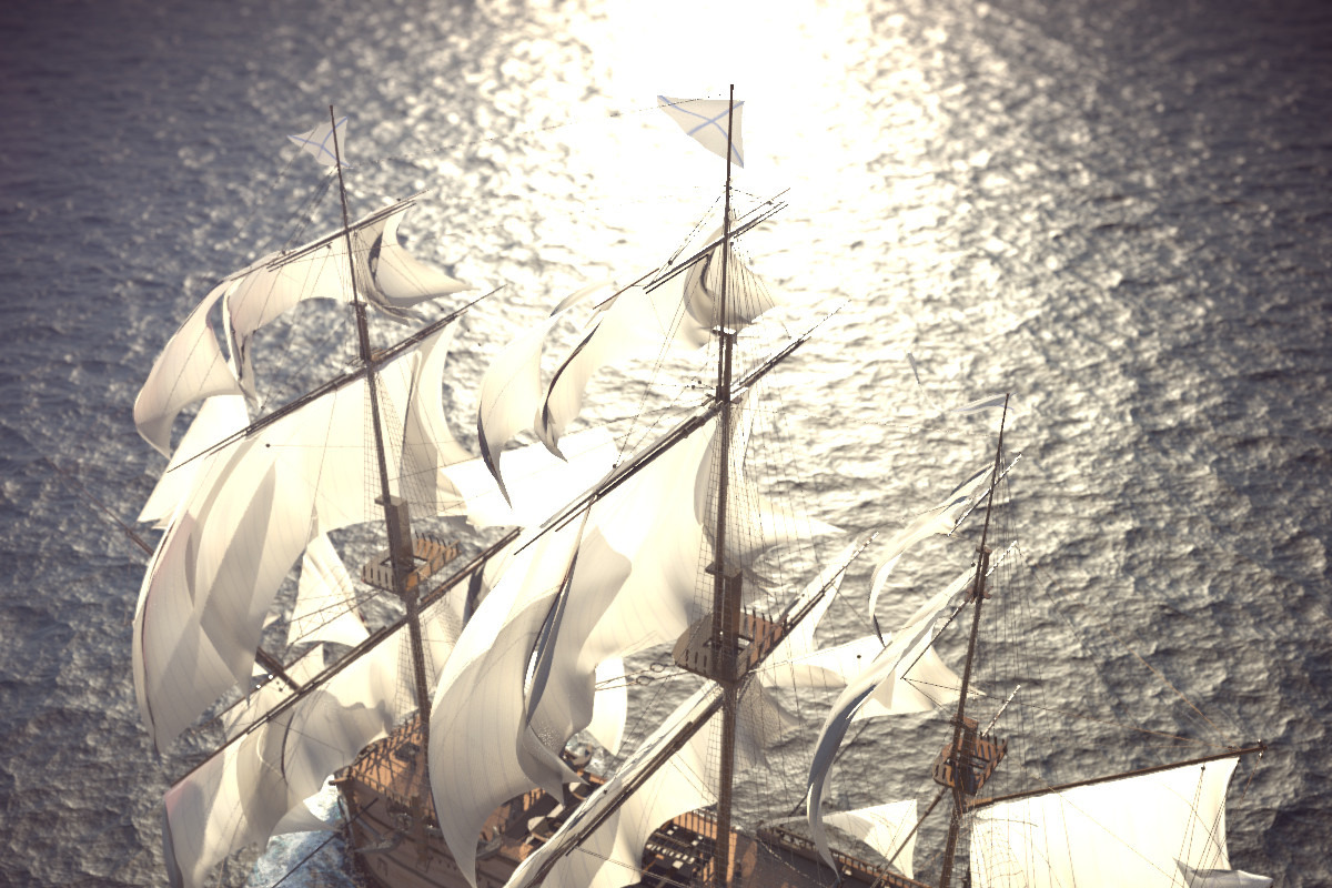 Ship Animated Sail, a Cars & Vehicle 3D Model by konstantin.ermolaev (Photo 4 of 8)