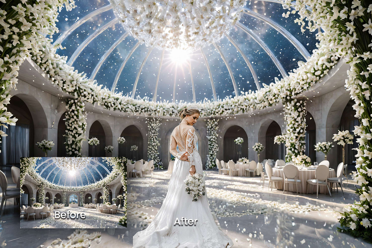 5 Glass Dome Digital Backdrops, a Background Graphic by 3Motional (Photo 2 of 5)