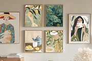 Eclectic Gallery - Wall Art Prints, a Background Graphic by Watercolor_Ma (Thumbnail 5 of 9)
