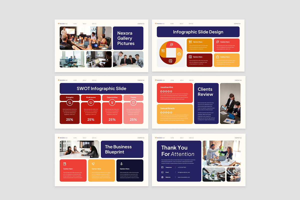 Business Multipurpose Presentation, a Presentation Template by Annora Studio (Photo 5 of 7)