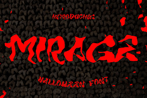 MIRAGE - Halloween Horror Font, a Font by NTC Graphic
