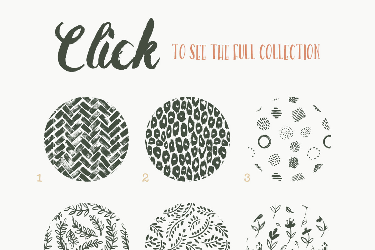 Handmade Brush Pattern Collection, a Pattern Graphic by Anugraha Design (Photo 7 of 9)