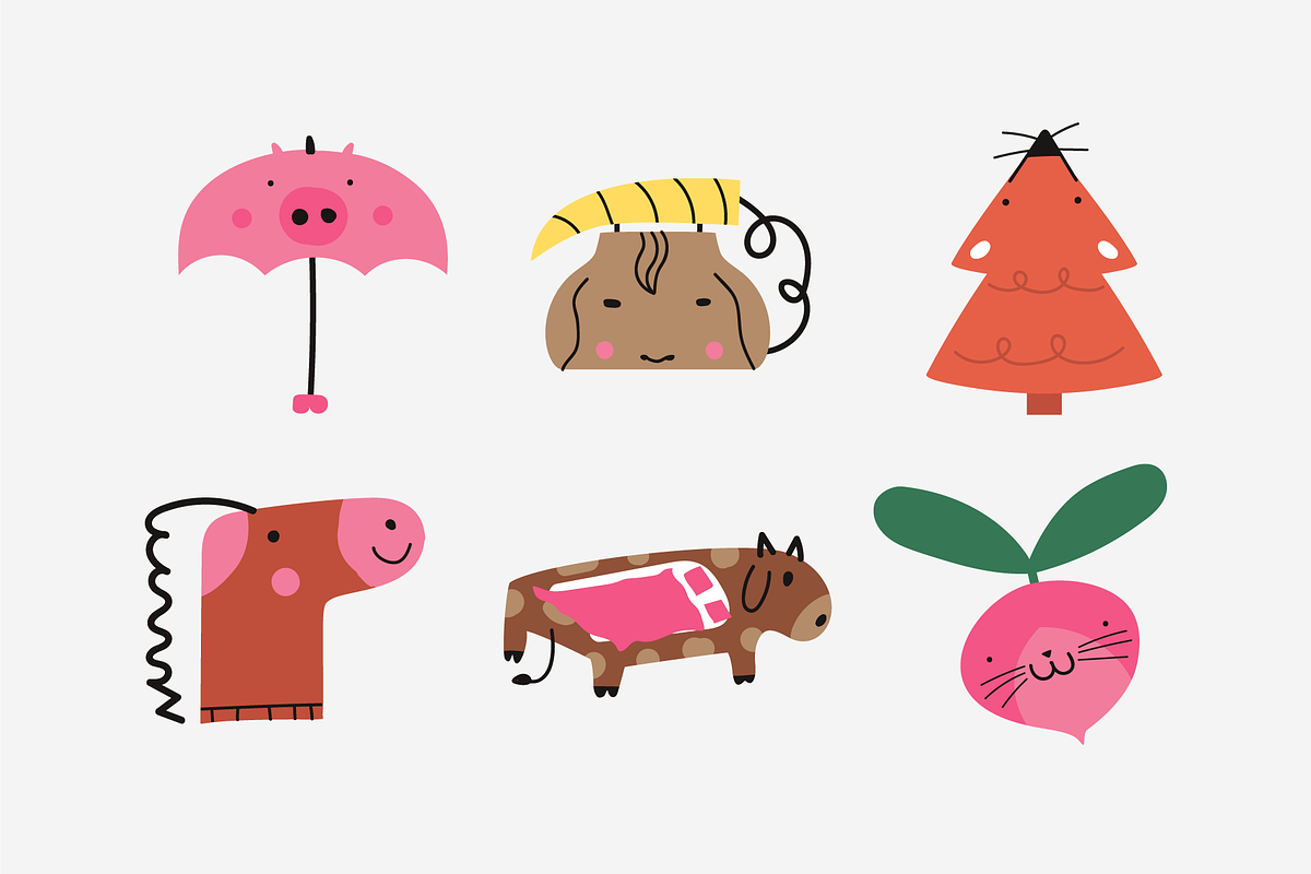 Kids illustrations logos and emblems, an Animal Illustration by Oliana Moroz (Photo 2 of 13)