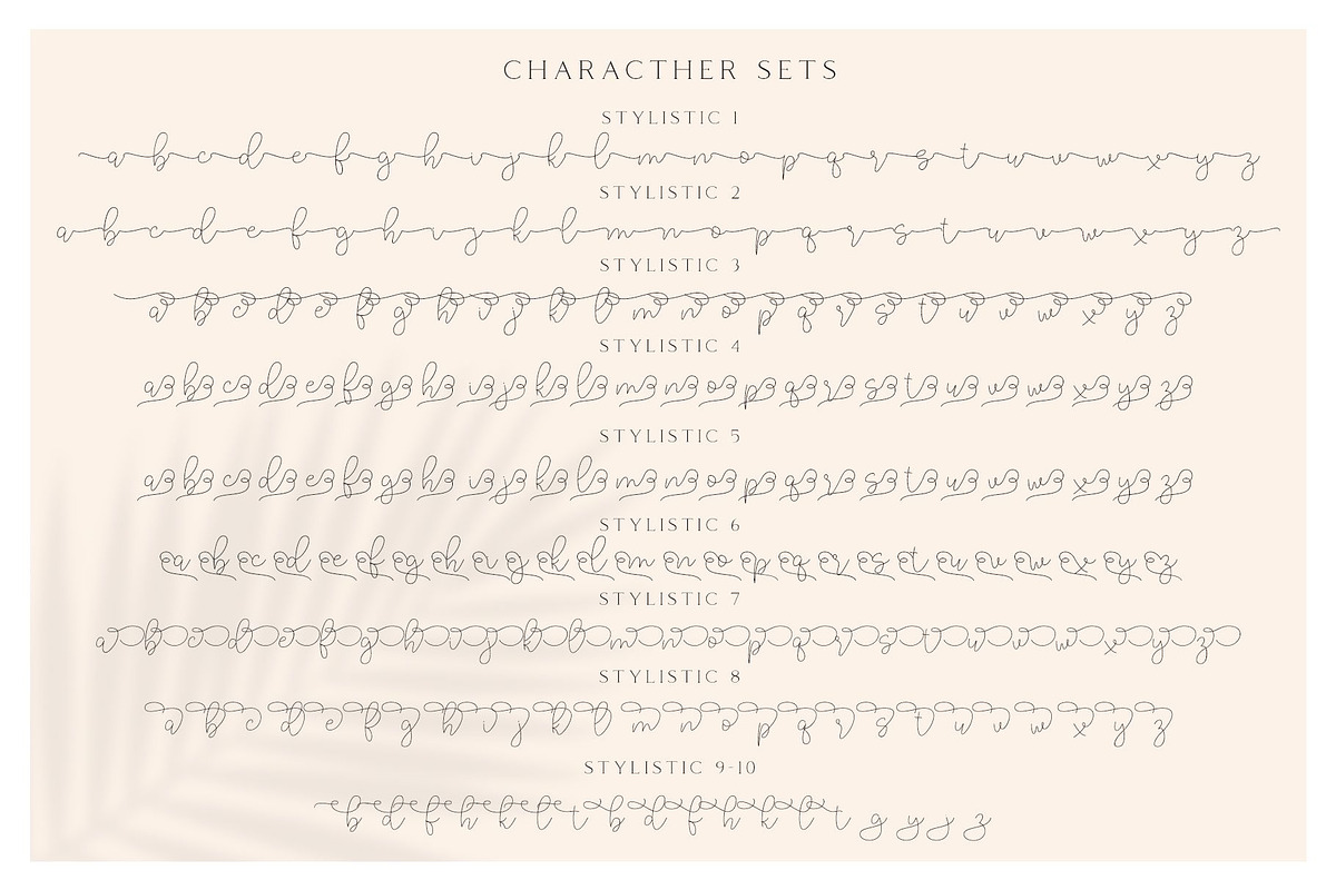 Lucylane - Signature Typeface, a Script Font by Craft Supply Co. (Photo 12 of 13)