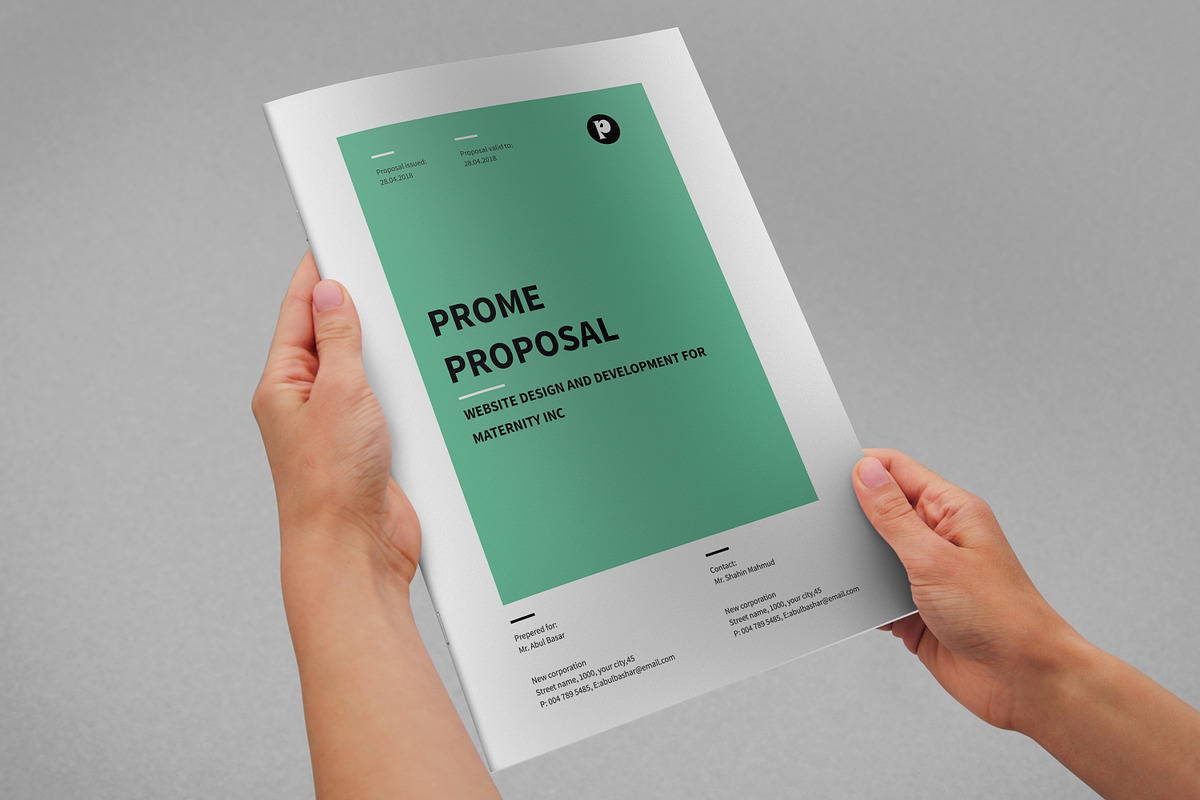 Proposal Template, a Brochure Template by DesignGhar (Photo 1 of 8)