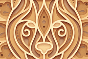 Bear 3D Mandala - SVG Laser cut file, an Object Graphic by Arshad Ali (Thumbnail 3 of 8)