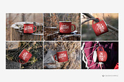 Enamel Mug on Scenes Mock-up, a Cups & Container Mockup by Branda Keeps (Thumbnail 5 of 16)
