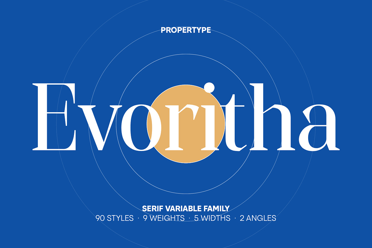 Evoritha, a Serif Font by Propertype (Photo 1 of 16)
