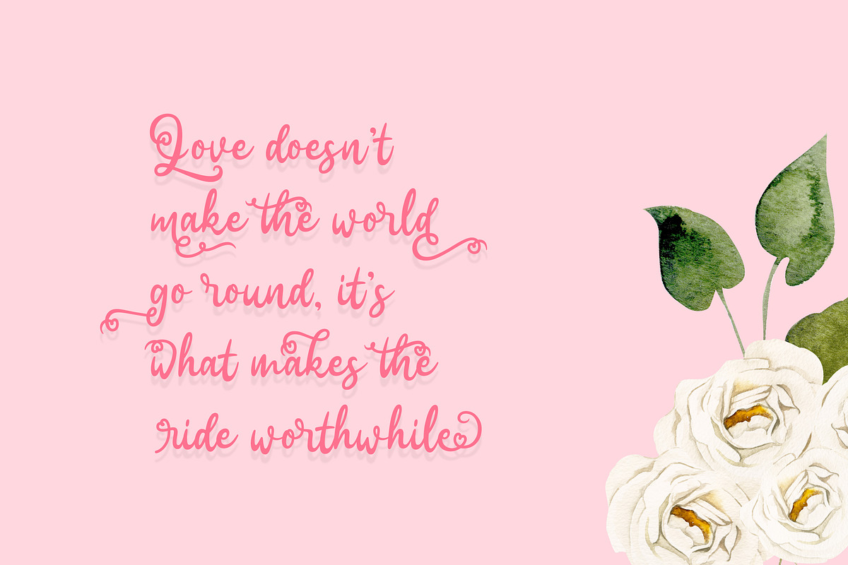 Romantic Script Font, a Script Font by Salt & Pepper Designs (Photo 3 of 8)