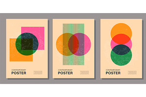 Set Of Trendy Contemporary Posters