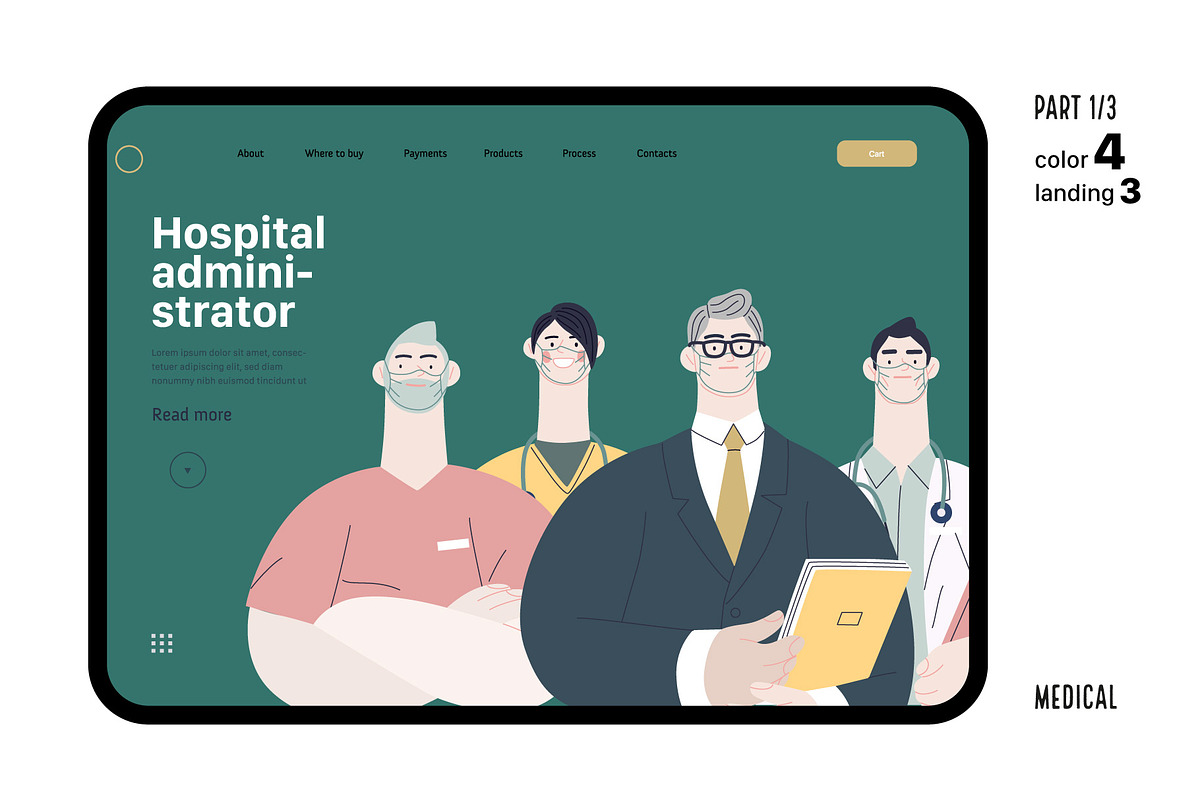 Medical, Part 1, colors 2&4, a Templates & Theme by Grivina's shop (Photo 17 of 21)