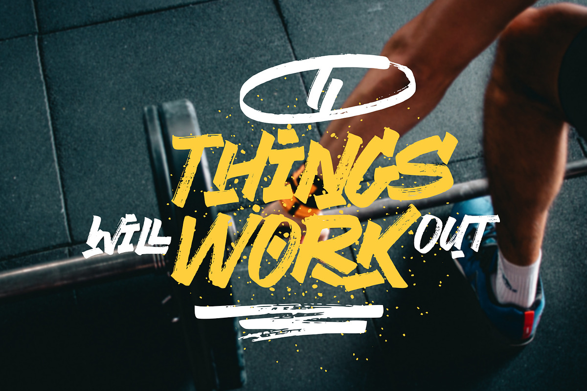 Black Finger Brush Font, a Blackletter Font by Rochart (Photo 12 of 15)