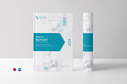 Annual Report Template I Canva, a Brochure Template by PixWork (Thumbnail 1 of 9)