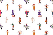 Halloween people set + patterns, a Person Illustration by Good Studio (Thumbnail 11 of 19)