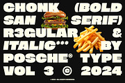 PS CHONK | Display Typeface, a Sans Serif Font by Posche Type (Thumbnail 5 of 14)