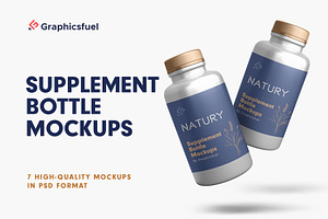 Supplement Bottle Mockups