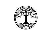 Tree of Life Circle Frame Bundle, an Illustration by Gaye Art (Thumbnail 50 of 51)