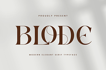 BLODE - Elegant Serif Font