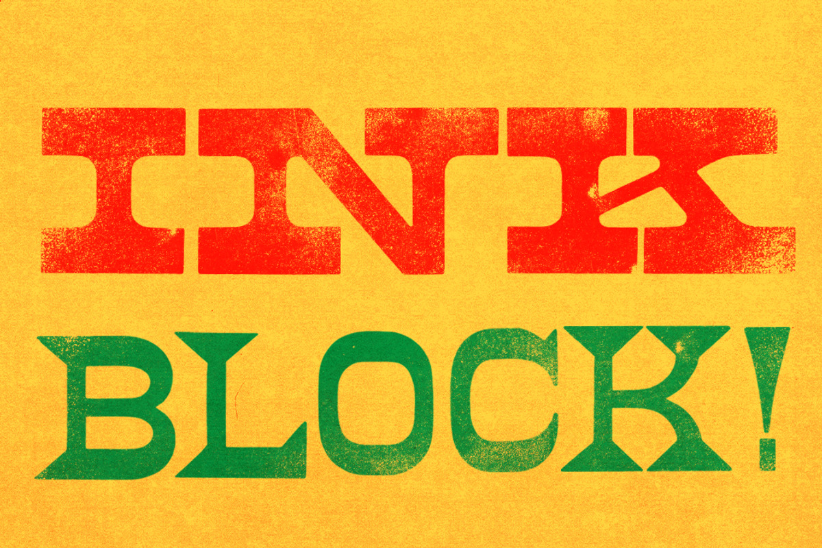 Real INK BLOCK Texture Pack, a Texture Graphic by Design Hitman (Photo 1 of 5)