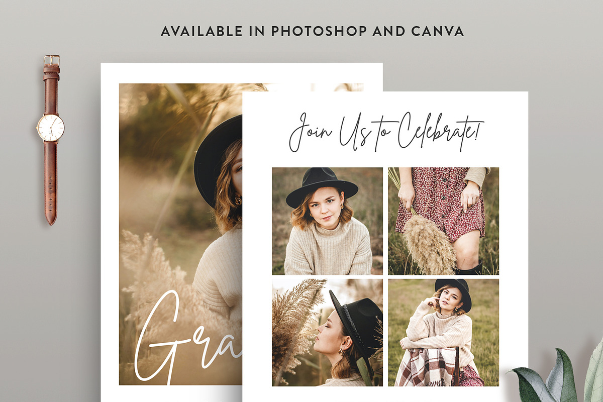 Graduation Announcement CANVA SG011, an Invitation Template by Bellenity Design (Photo 2 of 3)