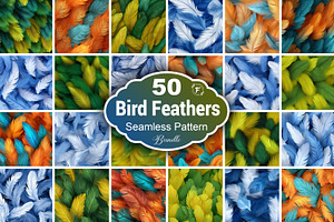Feather Seamless Pattern, a Pattern Graphic by Forhadx5