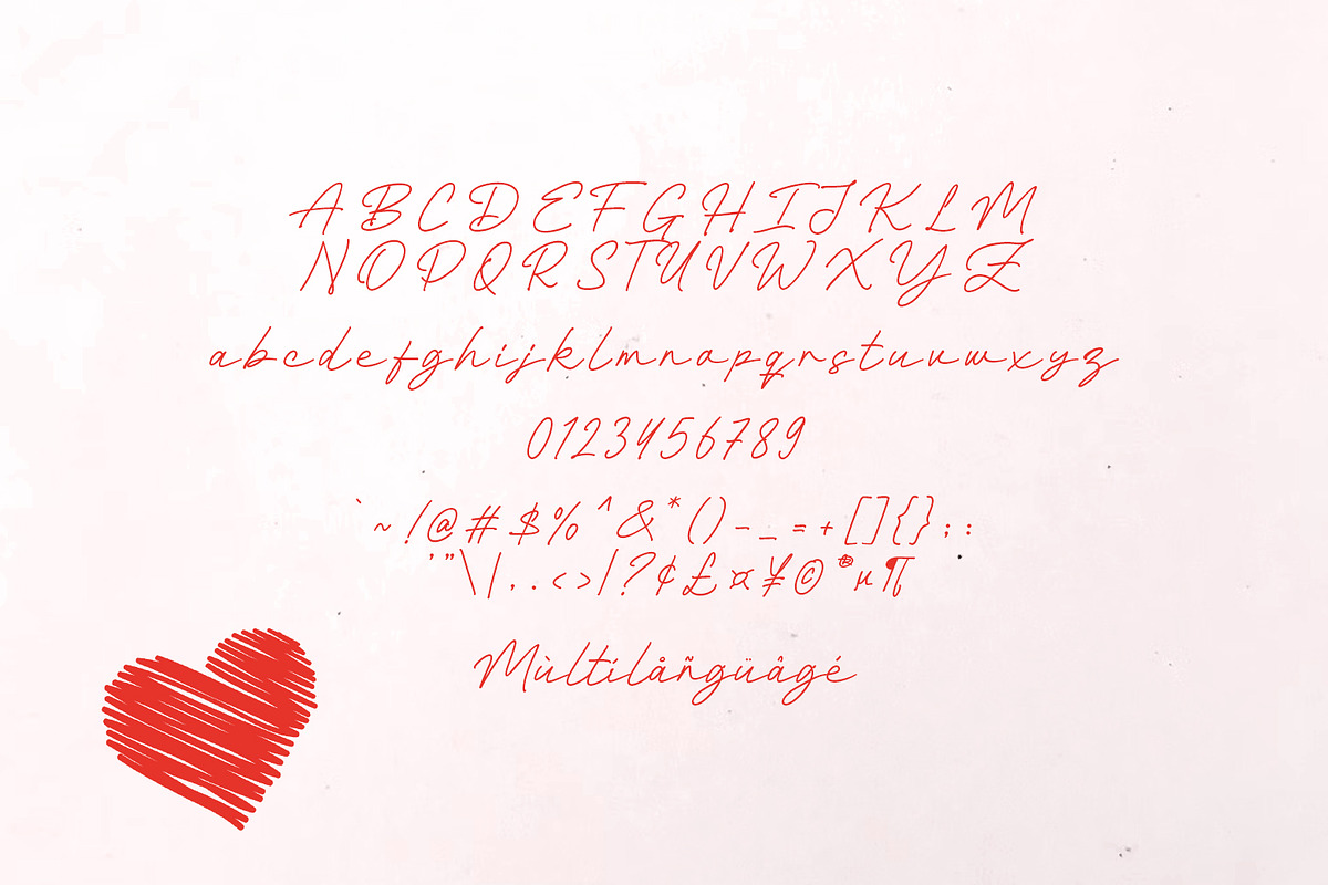 Valentine Bright Font Duo, a Script Font by khurasan (Photo 6 of 7)