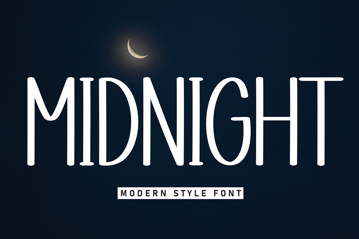 Midnight | Script Font, a Script Font by Scratchones (Photo 1 of 8)