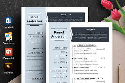 Resume Cv Template Word Apple Pages