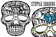 Calavera Vector Design, an Illustration by BAD TASTE (Thumbnail 3 of 7)