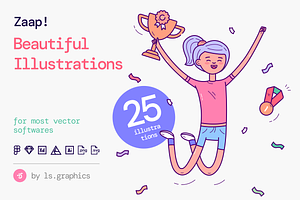 Zaap! Illustration Kit, a Templates & Theme by ls-illustrations