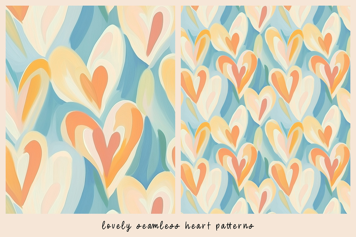12 Lovely Seamless Heart Patterns, a Pattern Graphic by DesignRocket (Photo 13 of 13)