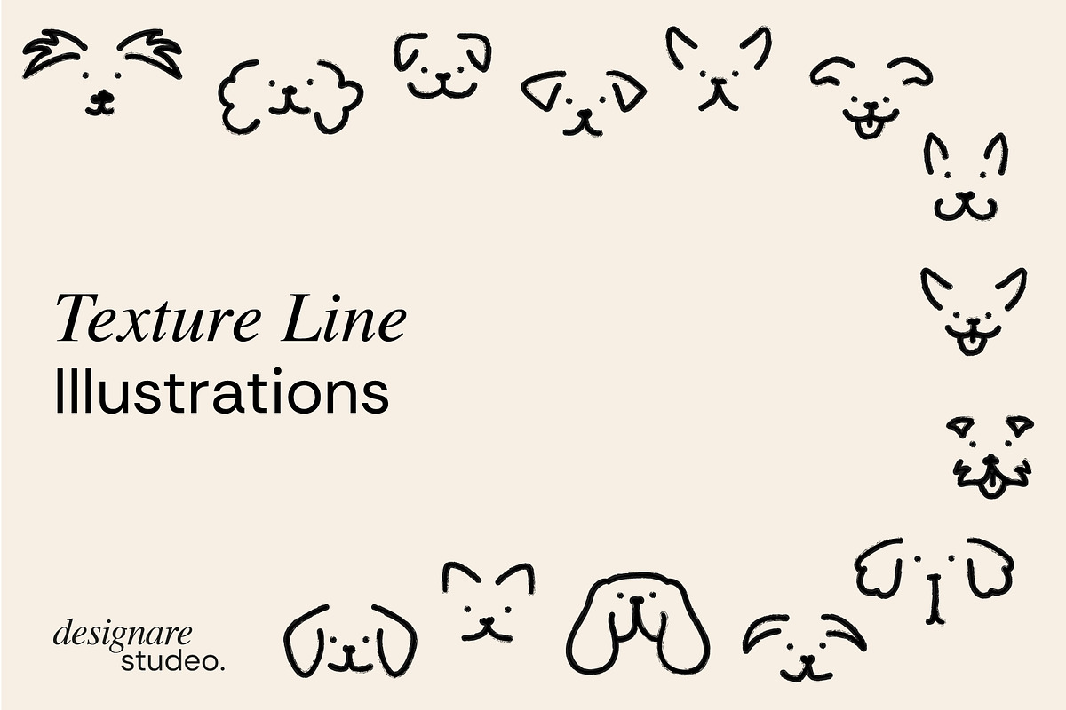 Doggys Hand Drawn Illustrations, a Decorative Illustration by ginni illustrations (Photo 4 of 5)