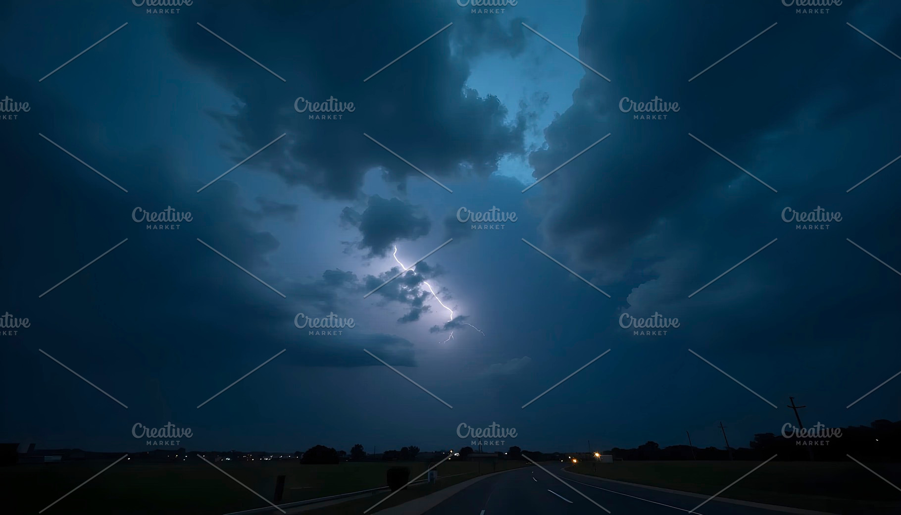 Storm Clouds And Lightning Captured, a Photo by LOGOCREATIVE