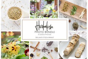 Herbalism Stock Photo Bundle, a Health & Medical Photo by Wellness Stock Market