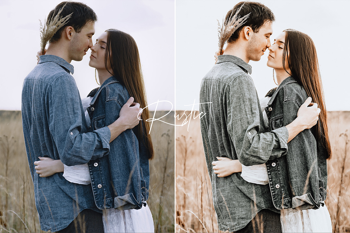Rustic Wedding Lightroom Preset Pack, an Action Add-On by PixelHive Pro (Photo 4 of 16)