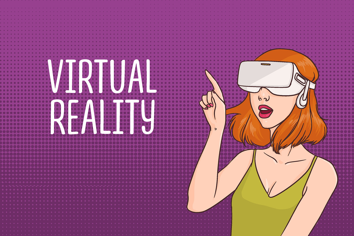 Concept of virtual reality, a Person Illustration by Good Studio (Photo 3 of 3)