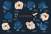 Inkbloom Moody Floral Pattern, a Pattern Graphic by Mariia Kovalchuk (Thumbnail 5 of 12)
