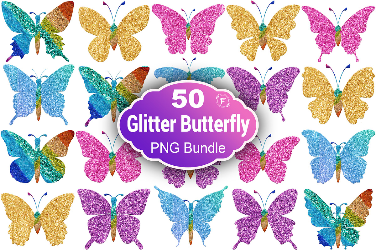 Glitter Butterfly Clipart Png, an Animal Illustration by Forhadx5 (Photo 1 of 8)