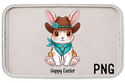 Happy Easter Bunny Sublimation, an Illustration by Black Bird Studio (Thumbnail 2 of 3)