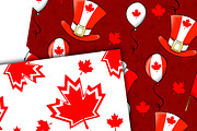 Canada day patterns, a Pattern Graphic by DarinaDigital (Thumbnail 3 of 6)
