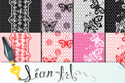 Set of Lace seamless patterns, a Pattern Graphic by Lian-art (Thumbnail 1 of 4)