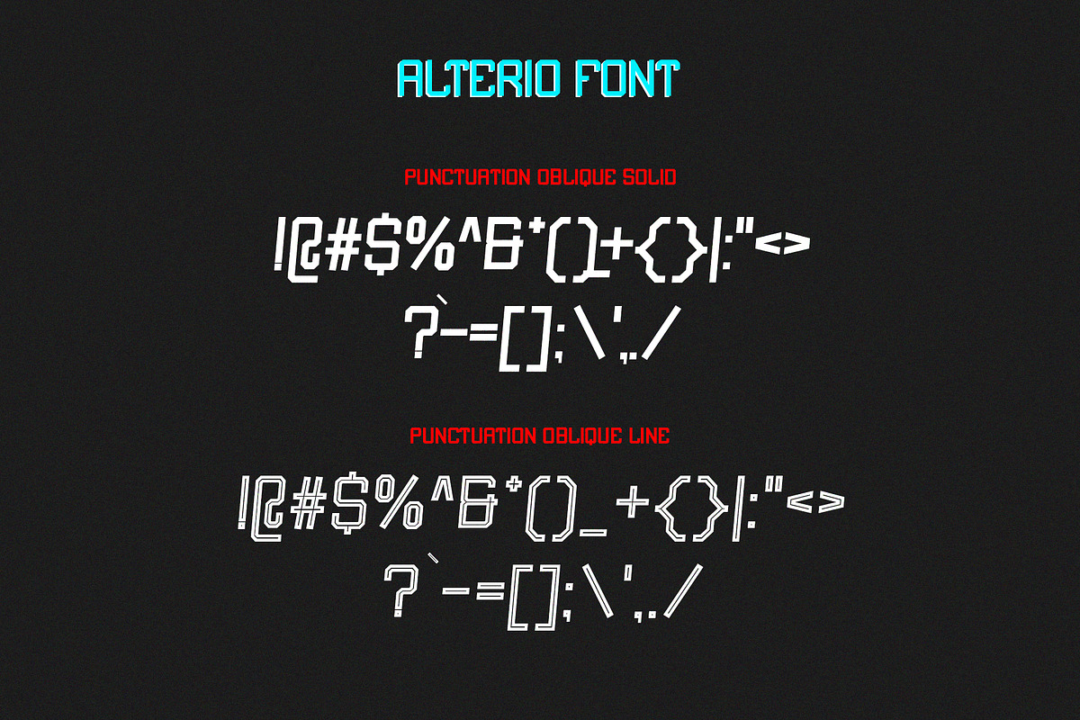 Alterio || Modern Display Font, a Symbol Font by Analogous (Photo 13 of 15)