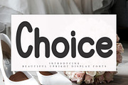 Choice, a Sans Serif Font by InermediaSTUDIO (Thumbnail 1 of 7)
