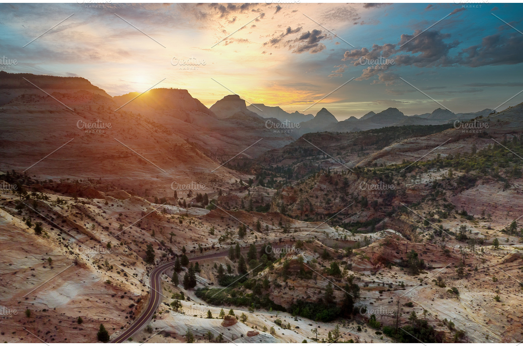 Narrows Zion National Park on most, a Nature Photo by Ungvar Studio
