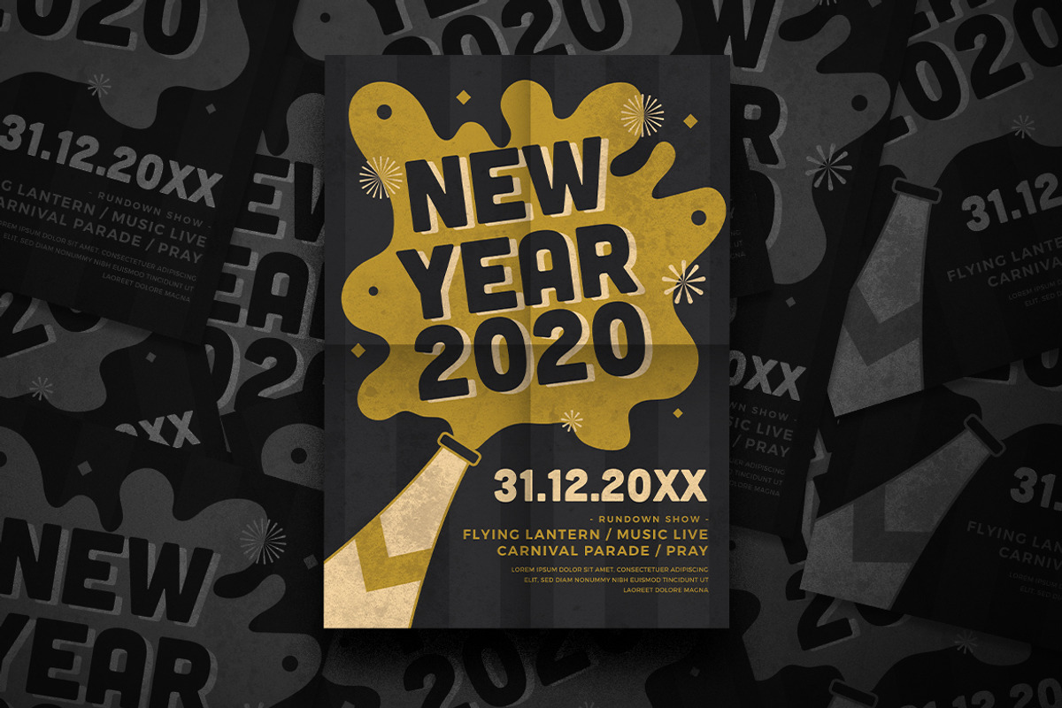 New Year Flyer, a Flyer Template by Tokosatsu (Photo 4 of 4)
